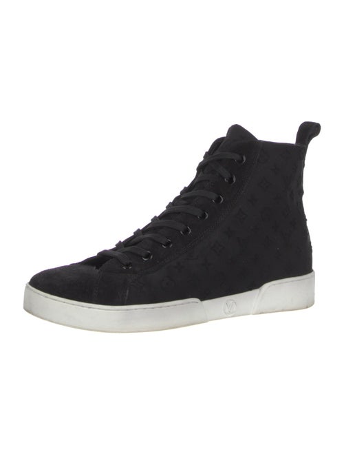 Louis Vuitton LV Monogram Suede Sock Sneakers