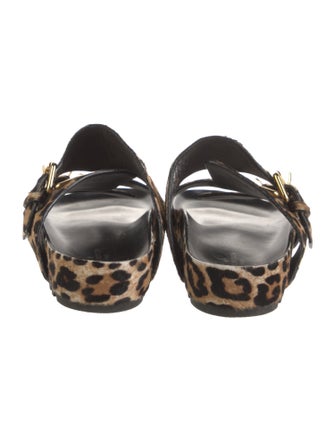 Louis Vuitton Monogram Giant Pattern Ponyhair Slides