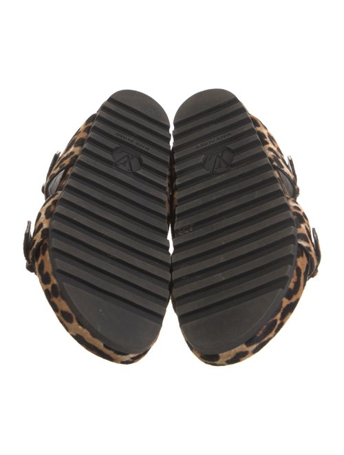 Louis Vuitton Monogram Giant Pattern Ponyhair Slides