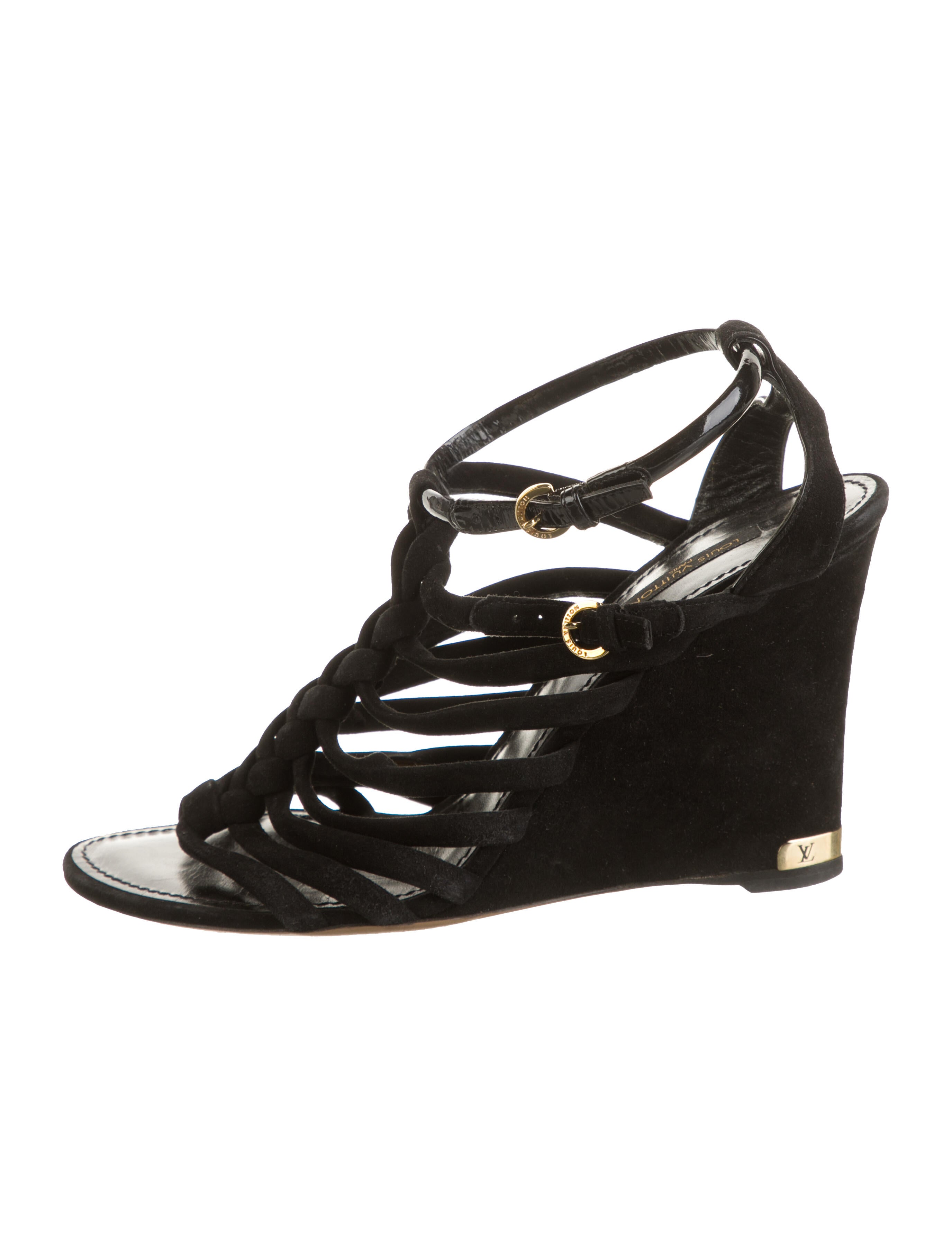 Louis Vuitton Suede Gladiator Sandals