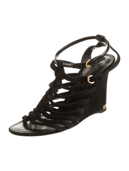 Louis Vuitton Suede Gladiator Sandals