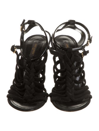 Louis Vuitton Suede Gladiator Sandals