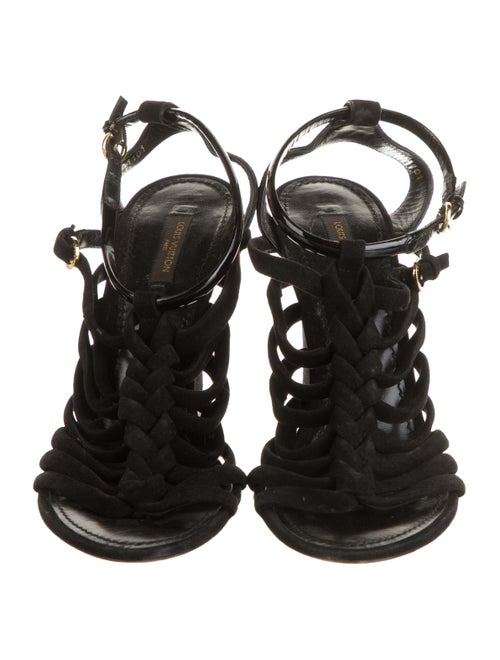Louis Vuitton Suede Gladiator Sandals