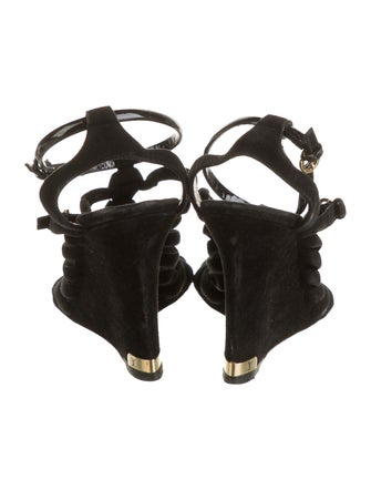 Louis Vuitton Suede Gladiator Sandals