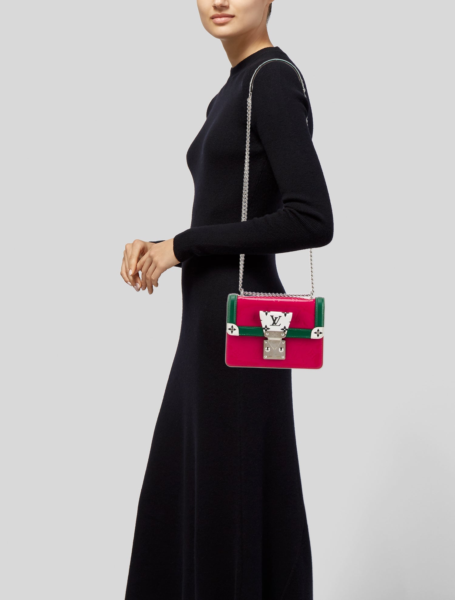 Louis Vuitton Patent Leather Crossbody Bag