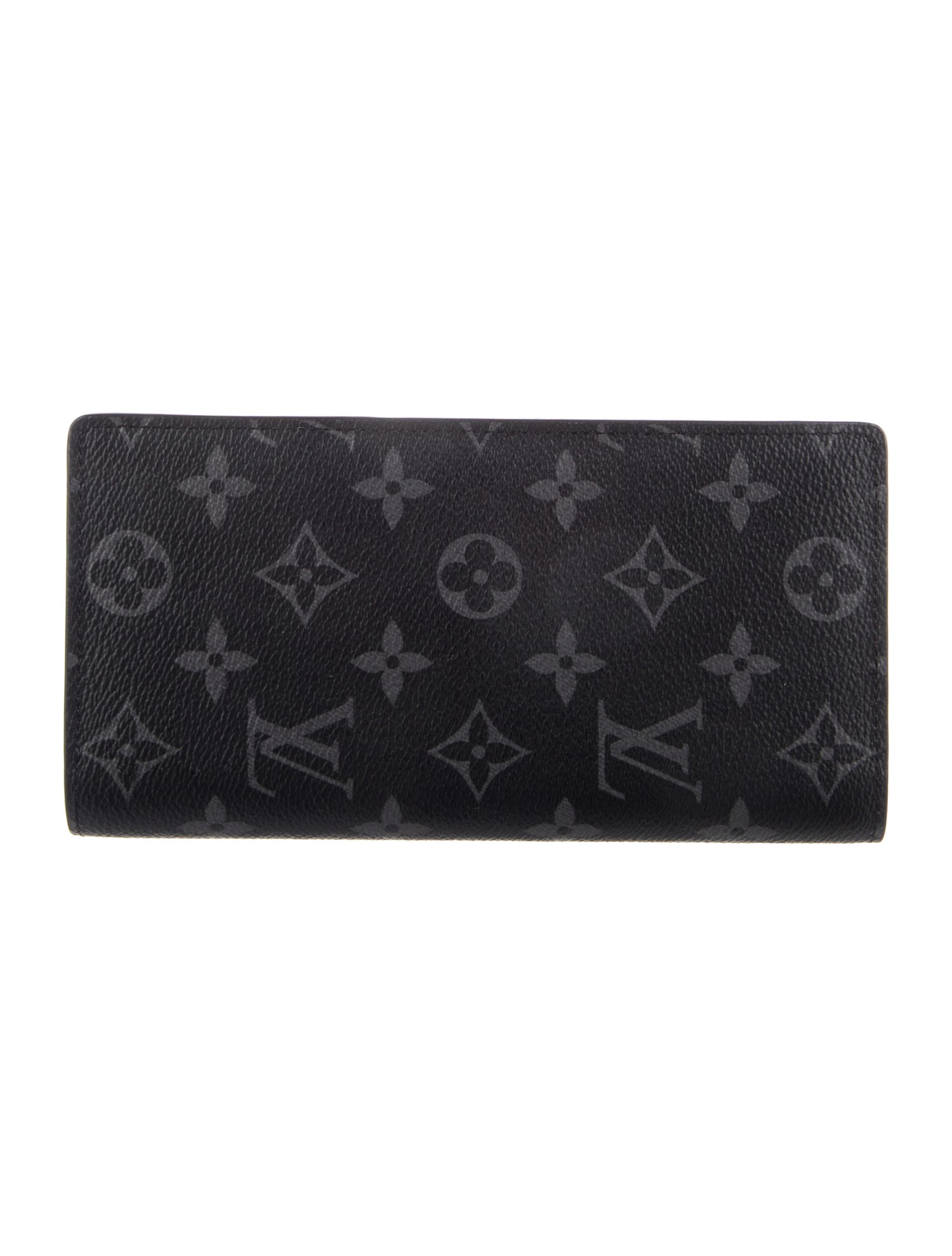 Louis Vuitton Monogram Eclipse Coated Canvas Brazza Wallet
