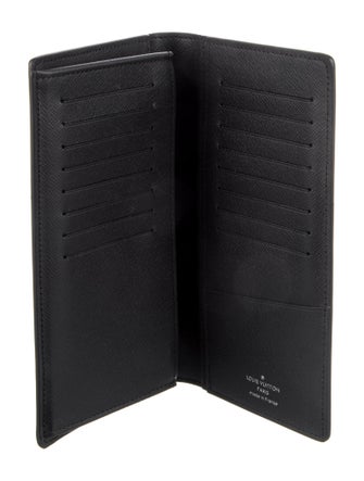 Louis Vuitton Monogram Eclipse Coated Canvas Brazza Wallet