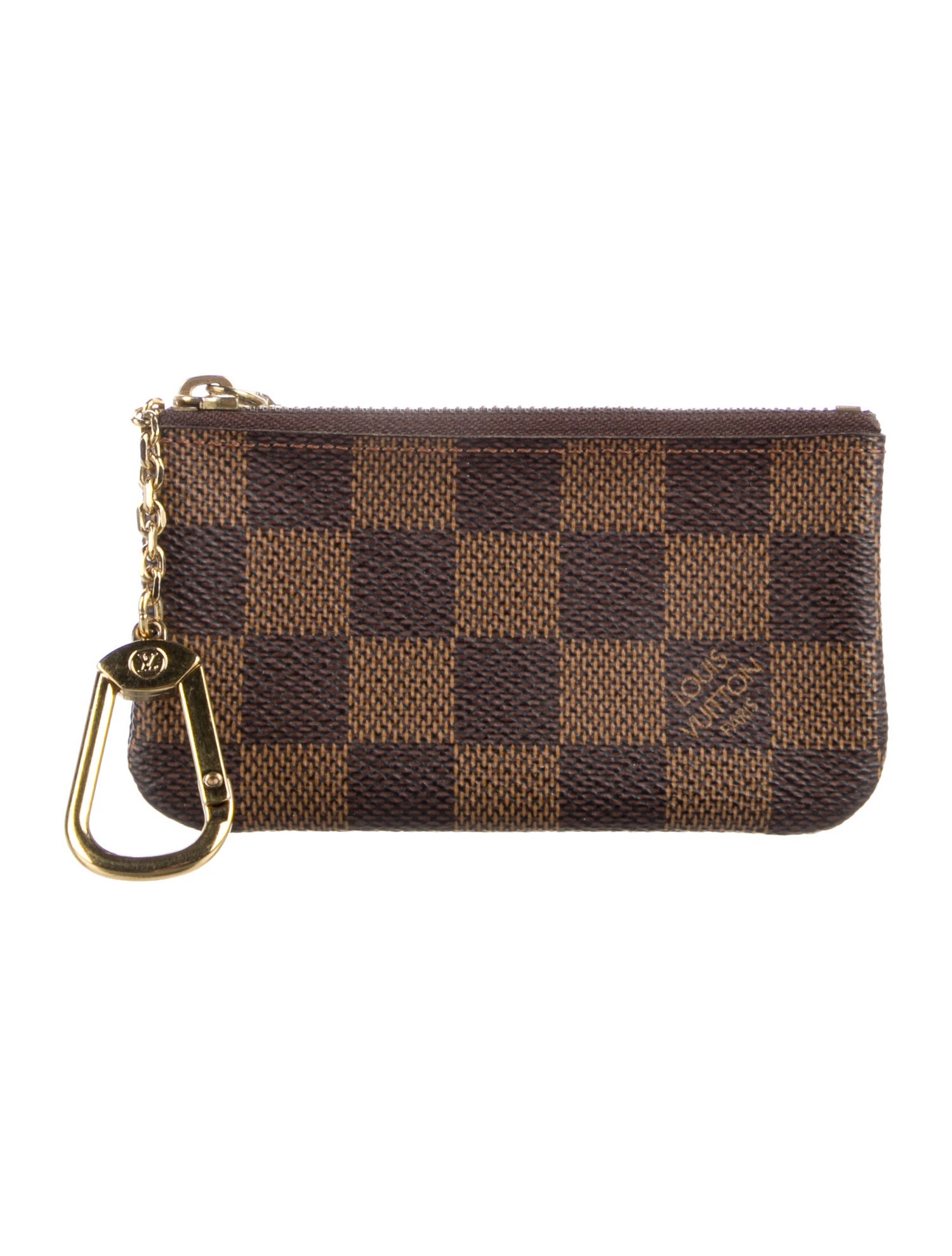 Louis Vuitton 2008 Damier Ebene Pattern Key Holder