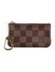 Louis Vuitton 2008 Damier Ebene Pattern Key Holder