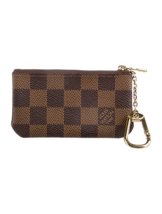 Louis Vuitton 2008 Damier Ebene Pattern Key Holder