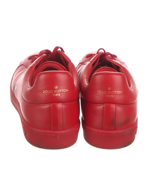 Louis Vuitton Signature Logo Leather Sneakers