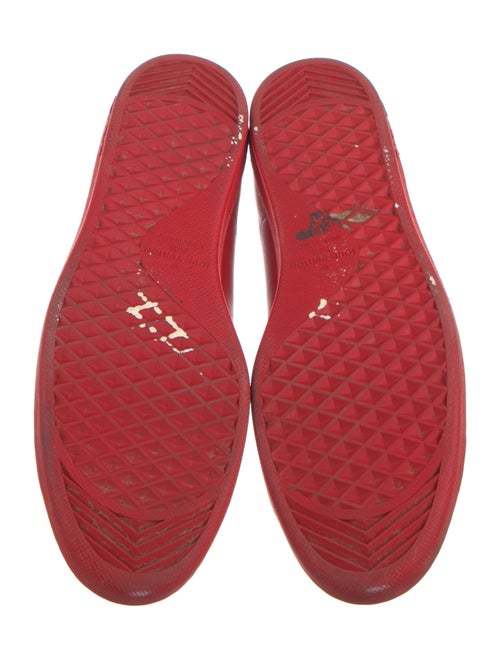 Louis Vuitton Signature Logo Leather Sneakers