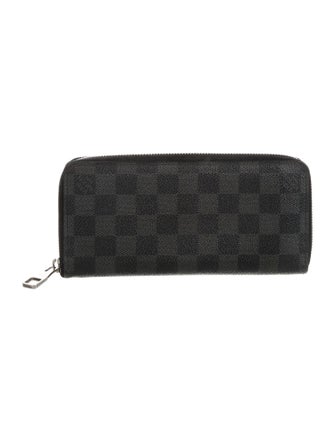 Louis Vuitton Damier Graphite Pattern Coated Canvas Zippy Wallet
