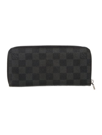 Louis Vuitton Damier Graphite Pattern Coated Canvas Zippy Wallet