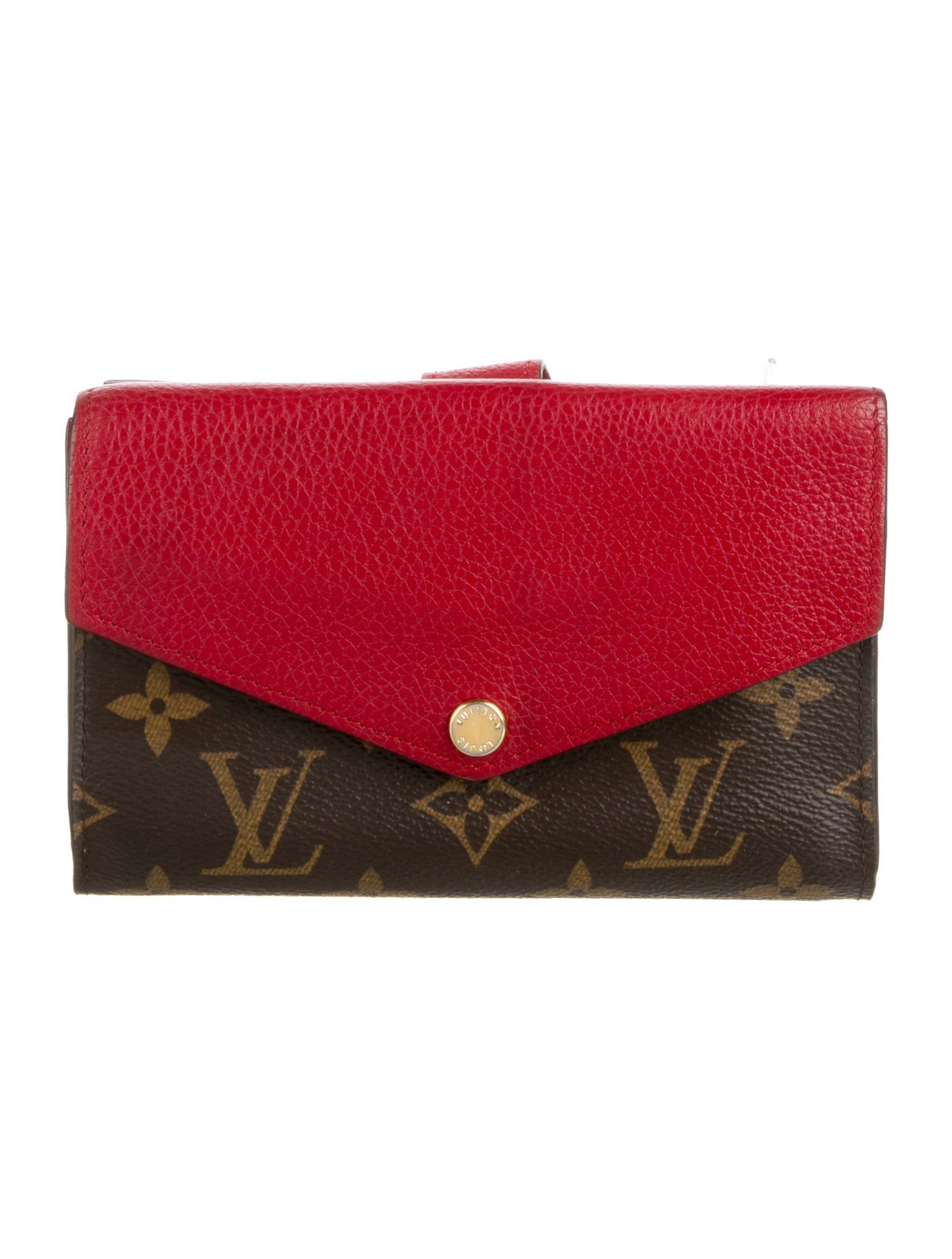 Louis Vuitton Monogram Pattern Coated Canvas Pallas Compact Wallet