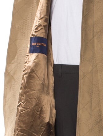 Louis Vuitton 2025 Damier Monogram Logo Trench Coat