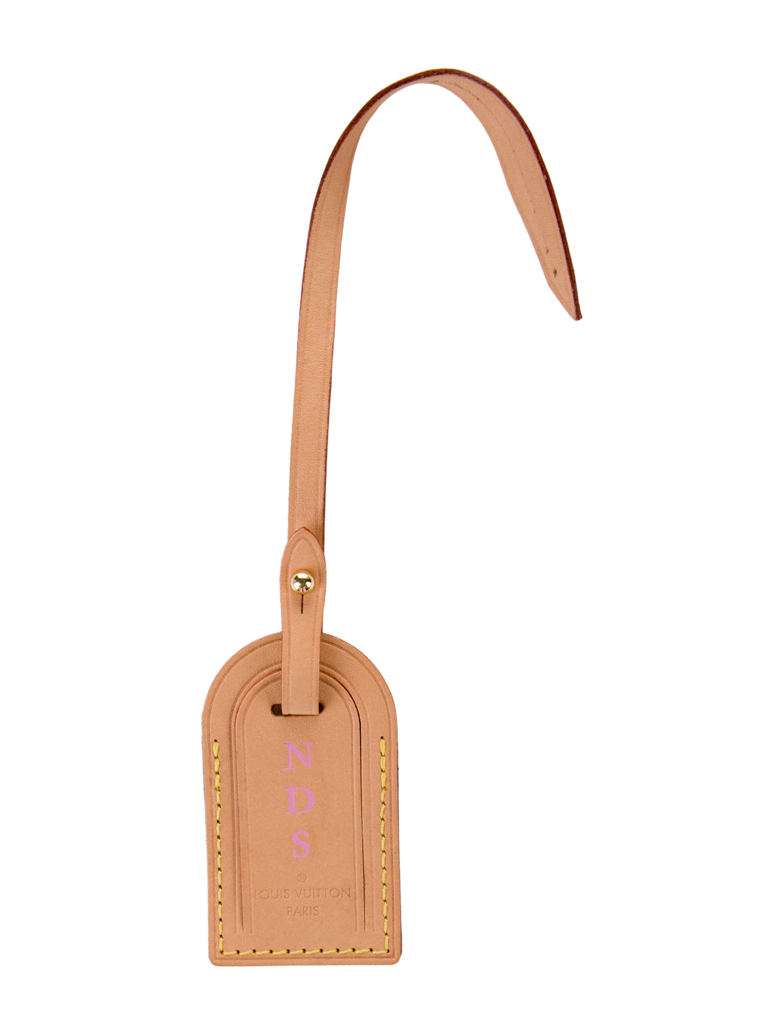 Louis Vuitton Small Vachetta Luggage Tag