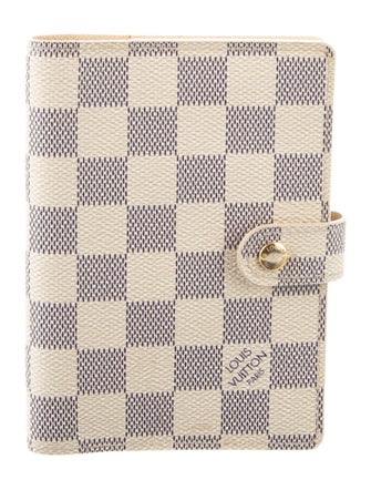 Louis Vuitton Damier Azur Small Ring Agenda Cover