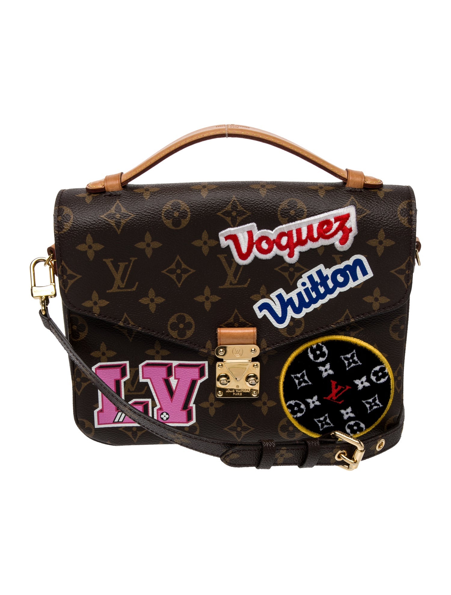 Louis Vuitton LV Monogram Patches Pochette Métis