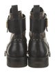 Louis Vuitton LV Monogram Leather Combat Boots