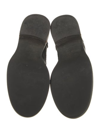 Louis Vuitton LV Monogram Leather Combat Boots