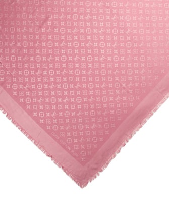 Louis Vuitton Silk LV Monogram Scarf