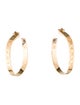 Louis Vuitton Nanogram Hoop Earrings