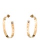 Louis Vuitton Nanogram Hoop Earrings