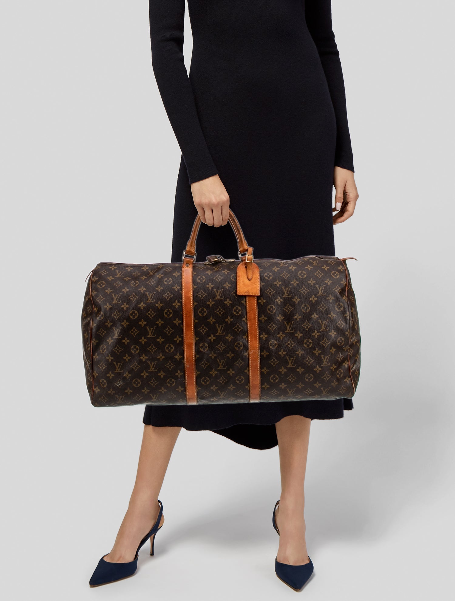 Louis Vuitton LV Monogram Keepall 60 Vintage