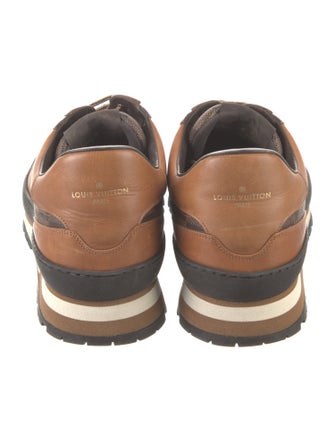 Louis Vuitton Damier Ebene Pattern Leather Sneakers