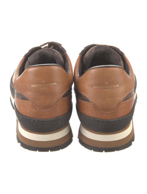 Louis Vuitton Damier Ebene Pattern Leather Sneakers