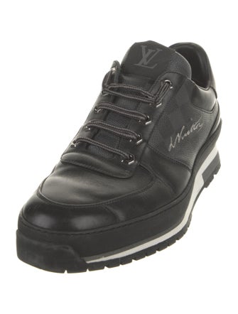 Louis Vuitton Damier Graphite Pattern Leather Sneakers