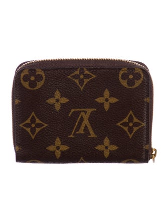 Louis Vuitton LV Monogram Coated Canvas Zippy Coin Purse
