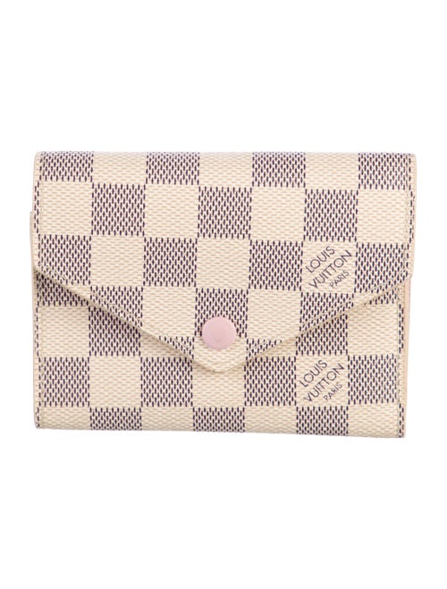 Louis Vuitton Damier Azur Pattern Coated Canvas Victorine Wallet
