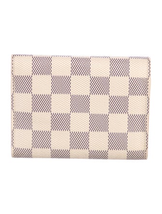 Louis Vuitton Damier Azur Pattern Coated Canvas Victorine Wallet
