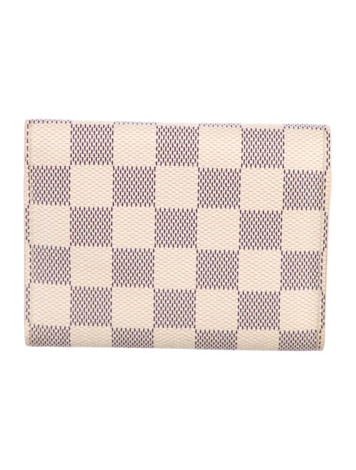 Louis Vuitton Damier Azur Pattern Coated Canvas Victorine Wallet