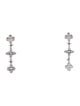 Louis Vuitton 18K Diamond Dentelle One Row Earrings