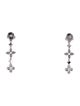 Louis Vuitton 18K Diamond Dentelle One Row Earrings