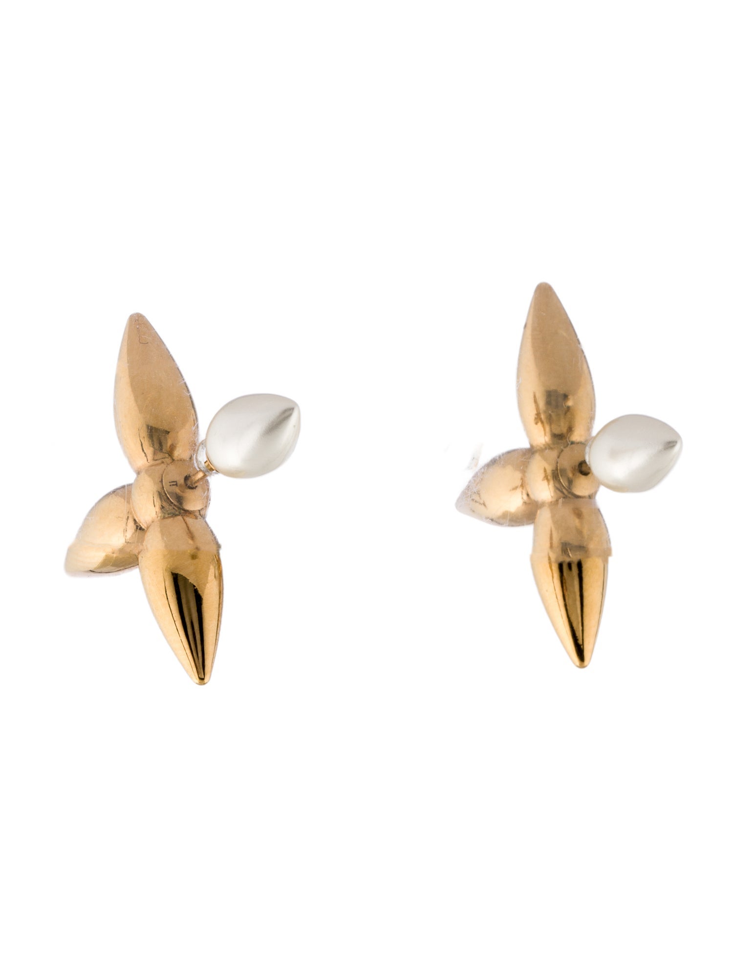 Louis Vuitton Faux Pearl Louisette Earrings