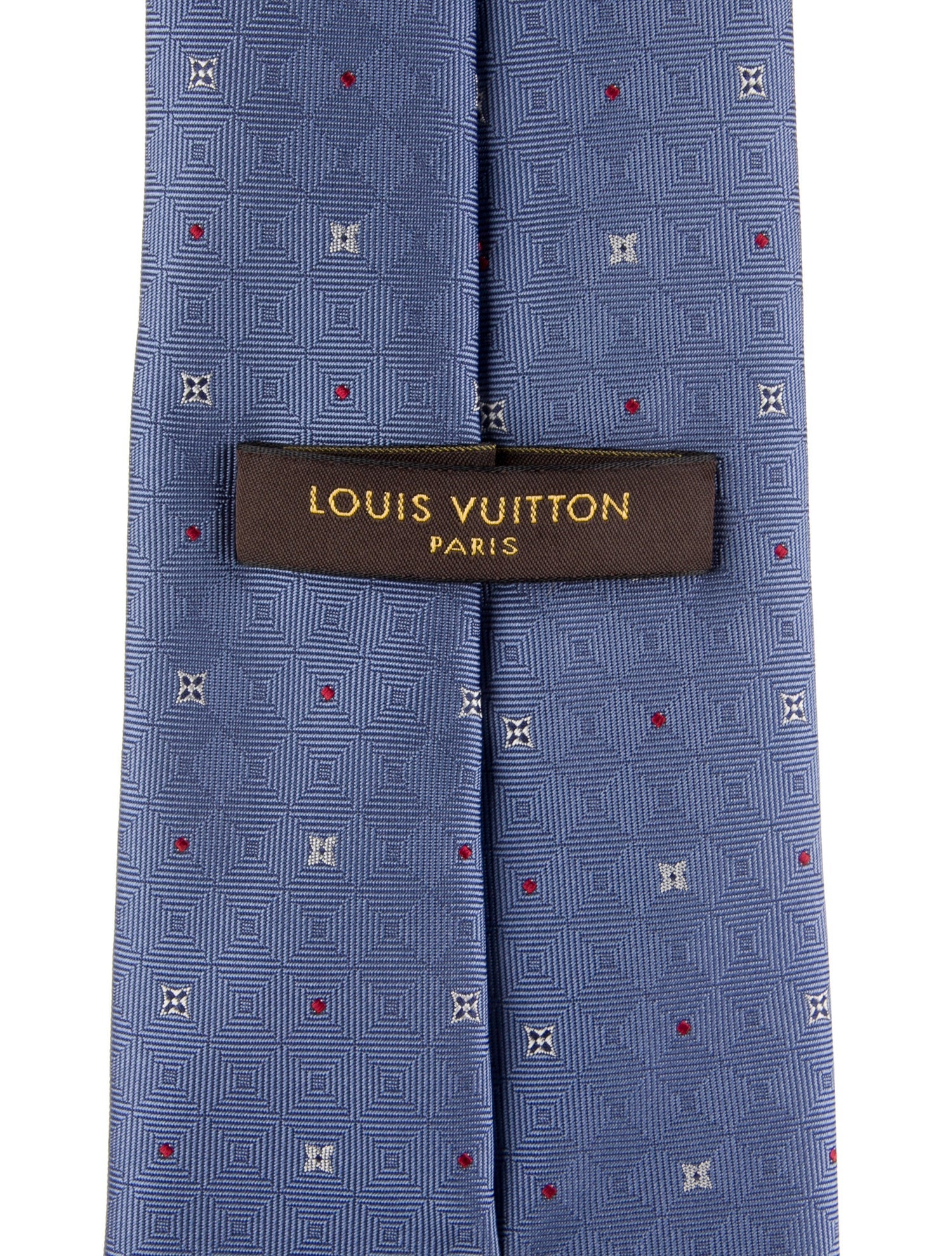 Louis Vuitton Printed Silk Tie