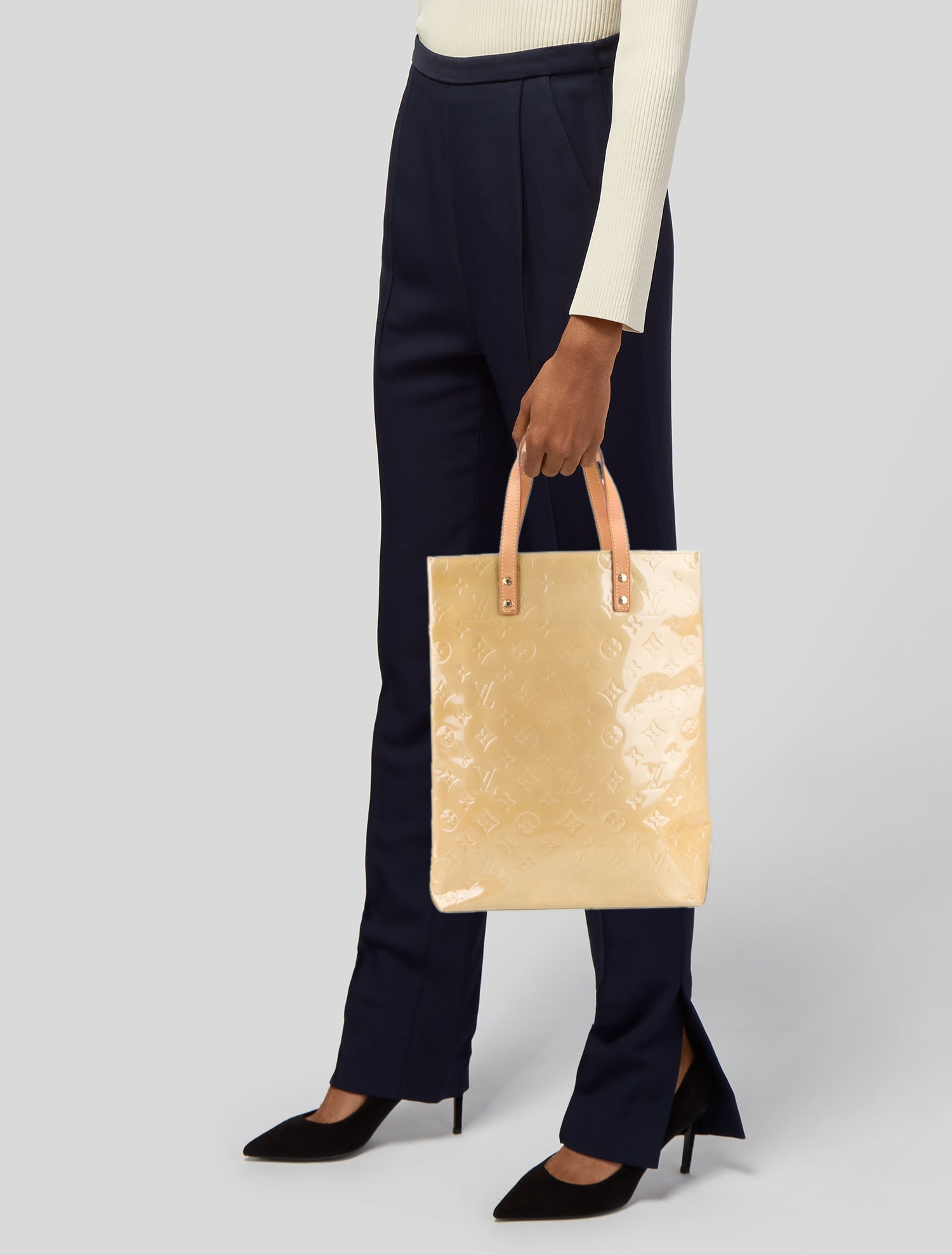 Louis Vuitton Vernis Patent Leather Reade MM Vintage