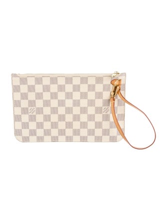 Louis Vuitton Damier Azur Neverfull Pouch