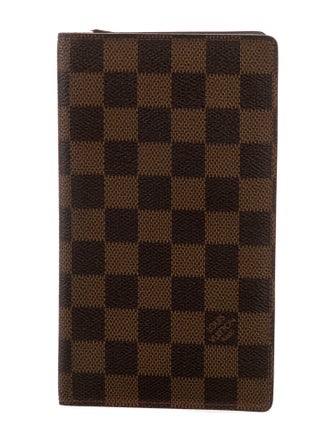 Louis Vuitton Damier Ebene Pattern Bifold Wallet