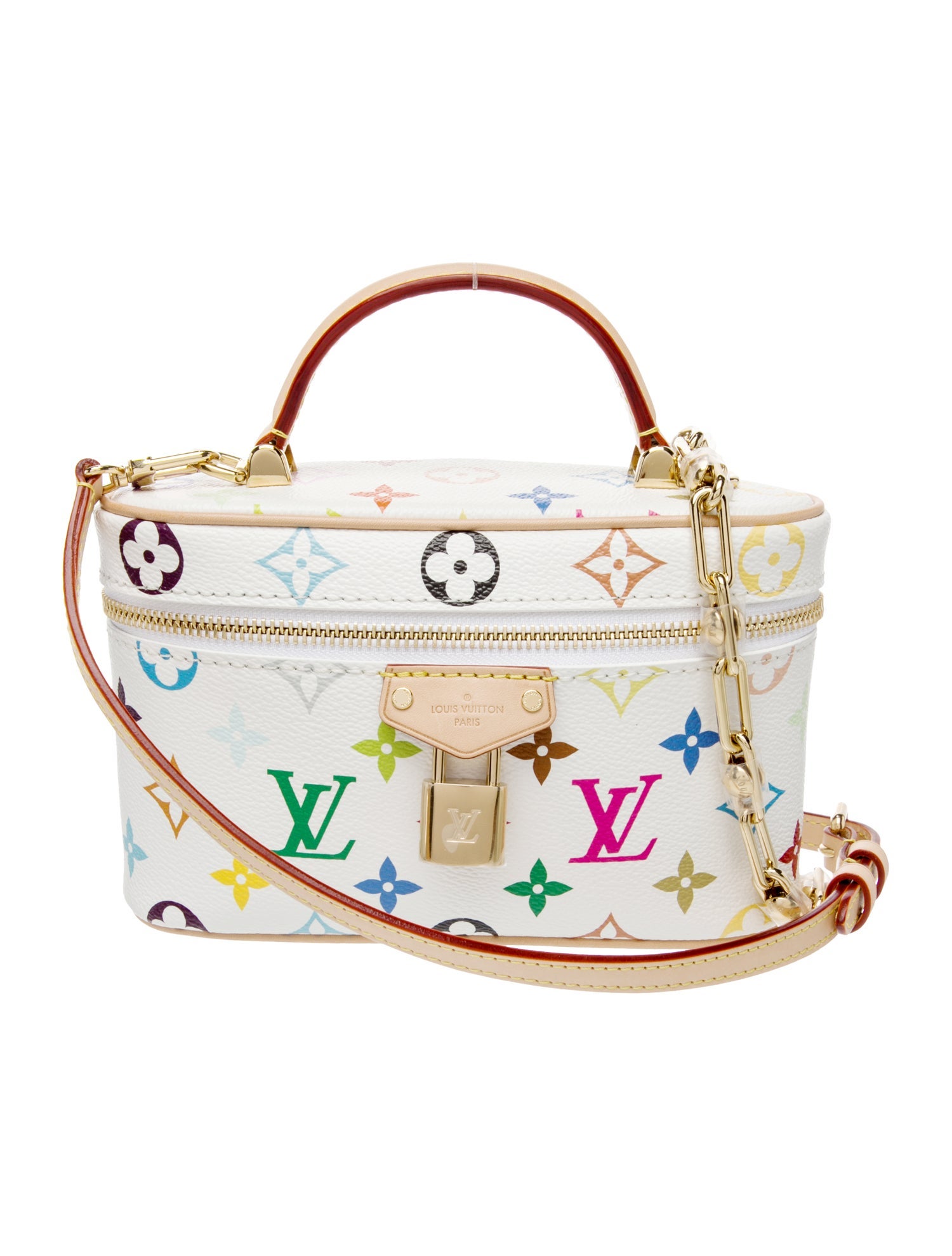 Louis Vuitton Multicolore Monogram x Takashi Murakami Vanity Chain Pouch 2025