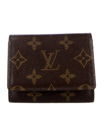 Louis Vuitton LV Monogram Coated Canvas Card Case