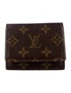 Louis Vuitton LV Monogram Coated Canvas Card Case