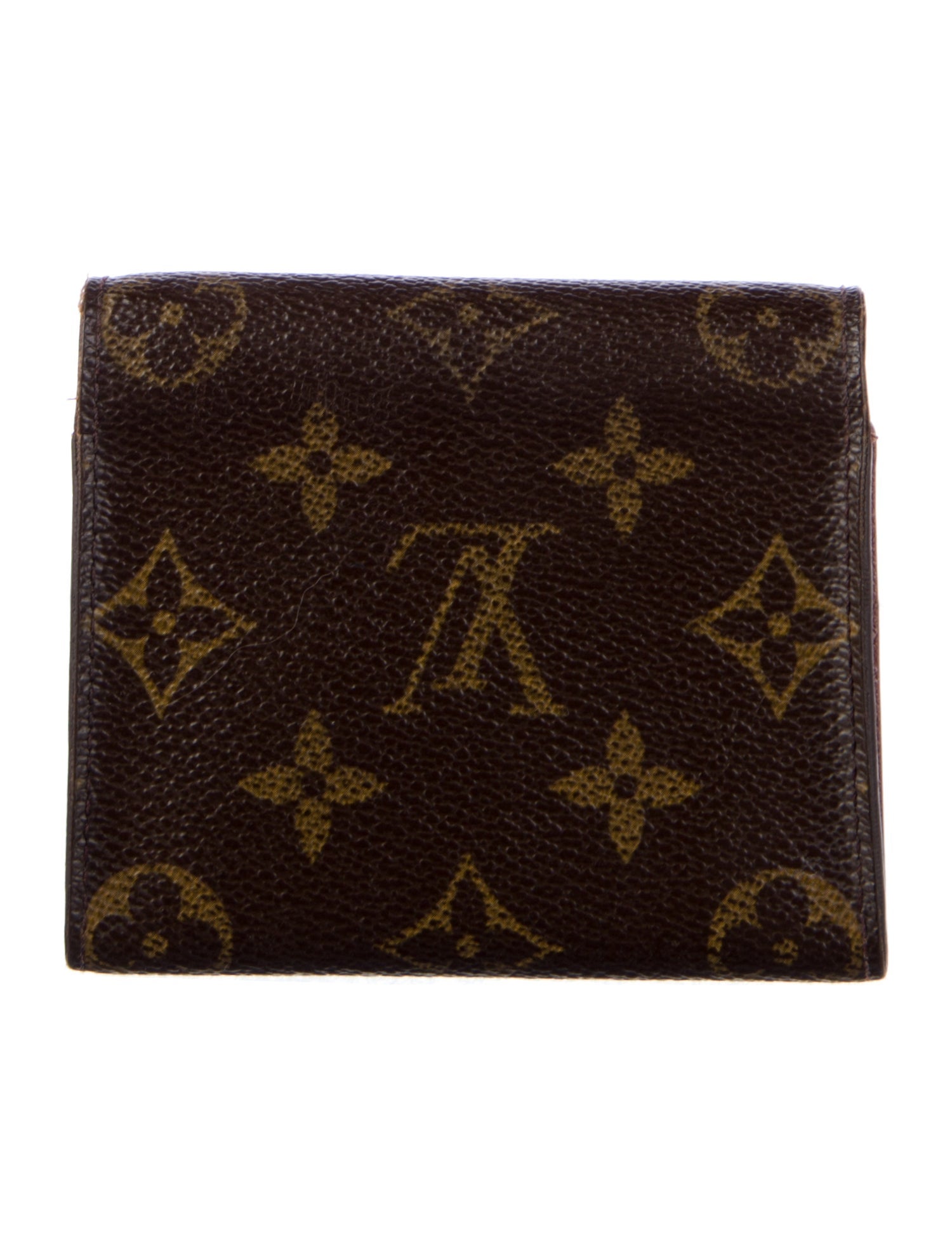 Louis Vuitton LV Monogram Coated Canvas Card Case