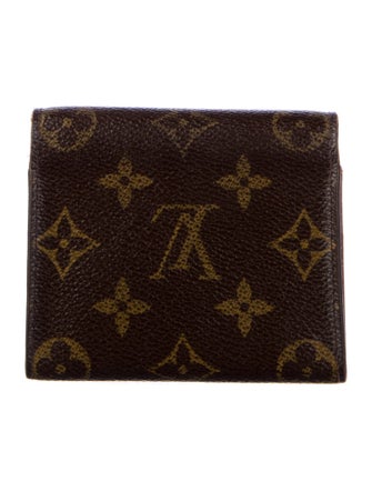 Louis Vuitton LV Monogram Coated Canvas Card Case