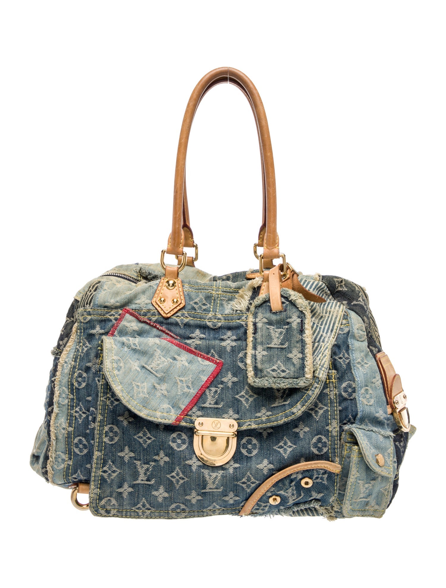 Louis Vuitton LV Monogram Patchwork Bowly