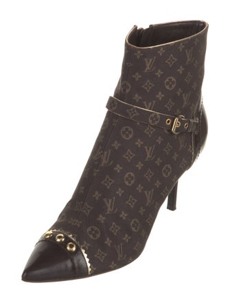 Louis Vuitton LV Monogram Canvas Boots